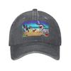 Unisex Baseball Hats Zig & Sharko Cartoons Kid Denim Fabric Streetwear Baseball Caps Hip Hop Cap Casquette