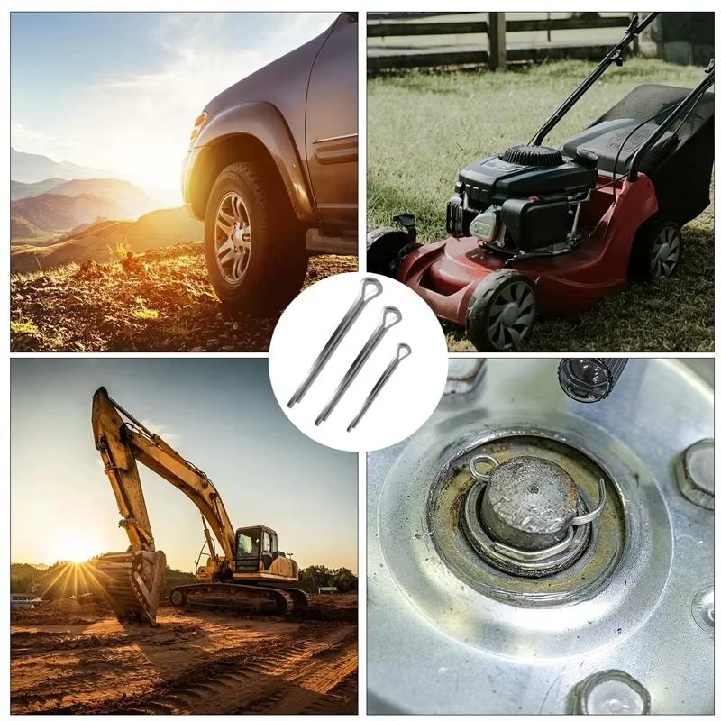 150/230/340 шт. Шплинты / Разводные шплинты Нержавеющая сталь A2-Морской класс (304) +Коробка Стальной Жесткий Чехол Набор Звеньев