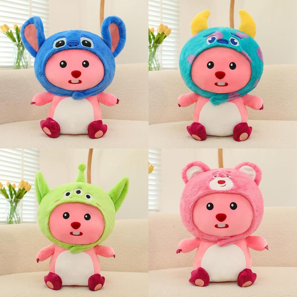 Плюшевая игрушка Лило Стич, милая мультяшная девочка, детская праздничная кукла в подарок