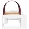 Bed with Tunnel 4 pcs White and Pink Particleboard