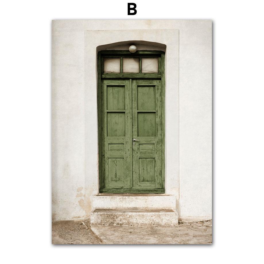 Богемия Море Автомобильная Ваза Листья Растения Абстрактный Пейзаж Постер И Принты Настенное Искусство Холст Живопись Картины Для Декора Гостиной