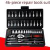 46-Piece Chrome Vanadium Steel Socket Repair Set