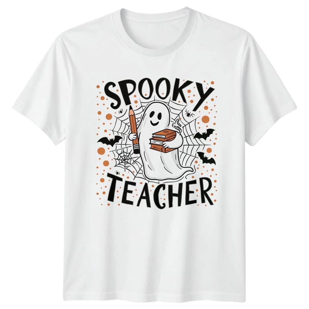 Spooky Teacher Halloween Education Unisexs TShirt Unisexs Tee Graphic Unisex Top