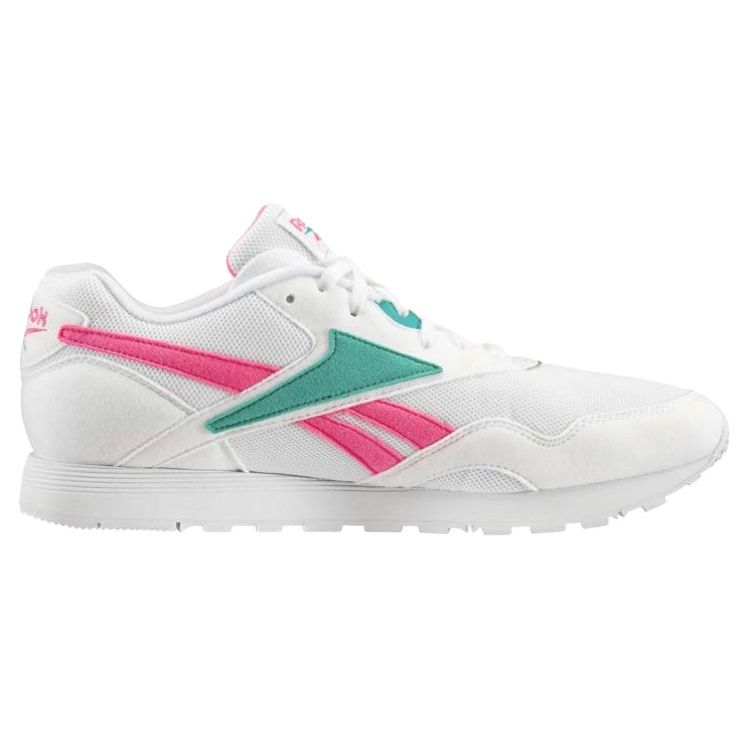 Reebok Rapide Mu Легкие Удобные Кроссовки с Низким Верхом для Бега Мужские Кроссовки Бело-Зеленые DV4603