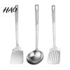 Scratch-proof Pan Turner Pure Titanium Frying Spatula/Leak Spatula/Soup Spoon, Non-stick Lightweight Heat Resistant Cooking Utensil, Portable