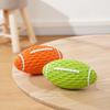Dog Teething Ball Chew Toy Squeaky Indestructible Puppy Teeth Cleaning Toy Pet Dental Health Interactive Boredom Toy for Large Breed Dogs