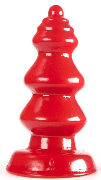 Plug Zizi Ridge 11 x 5 cm Rouge - Zizi XXX - Plugs M/L - Largeur + de 3 cm
