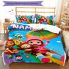 3pcs Custom Name Rainbow Ruby Bedding Set Duvet Cover Closure Includes 1 Duvet Cover & 2 Pillowcases for All Seasons Bedroom Decor