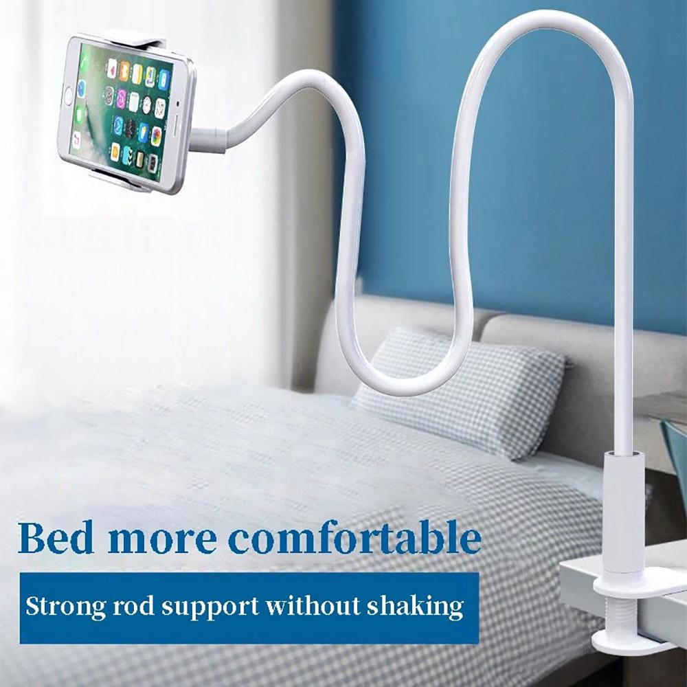Mobile Phone Holder Universal Bracket For Smartphone Flexible Lazy Bracket Bed Snap-On Mobile Phone Holder Clip Bedside Watch TV