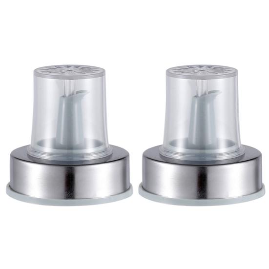 2 шт., 45 мм, бутылки для уксуса, пробки для масла из нержавеющей стали, пробки, дозаторы