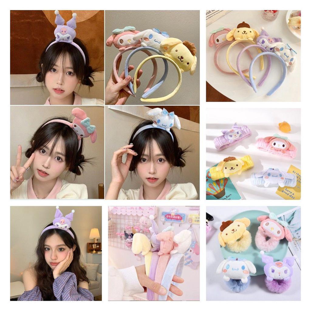 Sanrio Melody Hairband Cute Cartoon Elastic For Girls
