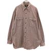 RRL 90s Initial Tag Red 3 Stars Old Check Pattern Long Sleeve Shirt L Men's Used