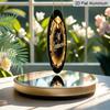 2D Flat Aluminum Graduation-themed Wall Hanging Available in Multiple Sizes Featuring A Spanish-language Black and Gold Glitter Graduation Cap and