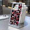 Чехол на весь экран Красная вишня для IPhone 16 15 14 13 12 11 Pro Max X XR XS 7 8 Plus SE Для IPhone 16 15 14 Plus Чехол Funda