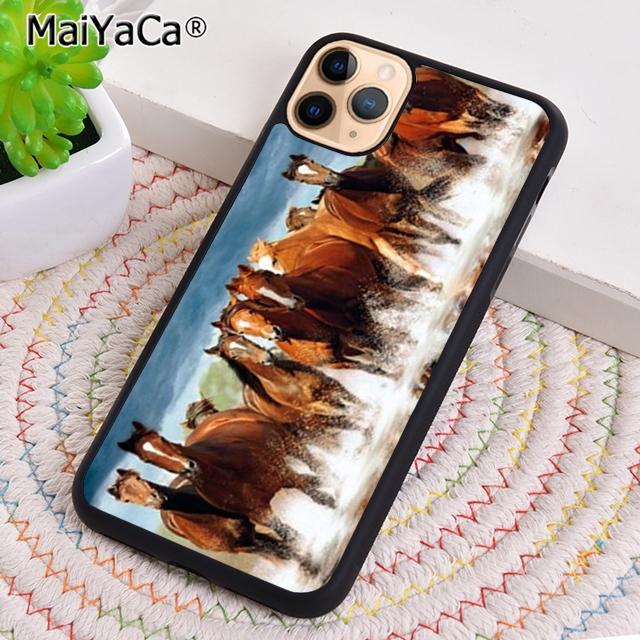 Дикие лошади, бегущие на закате, Чехол для телефона Ракушка Для iPhone 17 Air 12 13 16 pro max 15 14 plus Чехол coque