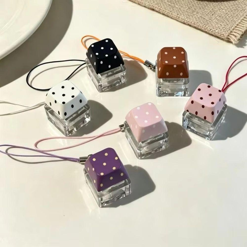 Clicky Fidget Button Clicker Cute Mechanical Keyboard Charm Mini Clicker Pendant Toy Daily Use