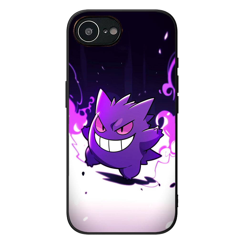 P-Pikachus GO P-Pokemons Gengar Phone Cover for Apple iPhone 16 15 14 Plus 13 12 Mini 17 Pro Max + ProMax 16E Air Case