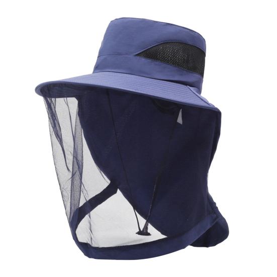 Шляпа с москитной сеткой для защиты от солнца для мужчин и женщин, рыболовная шляпа