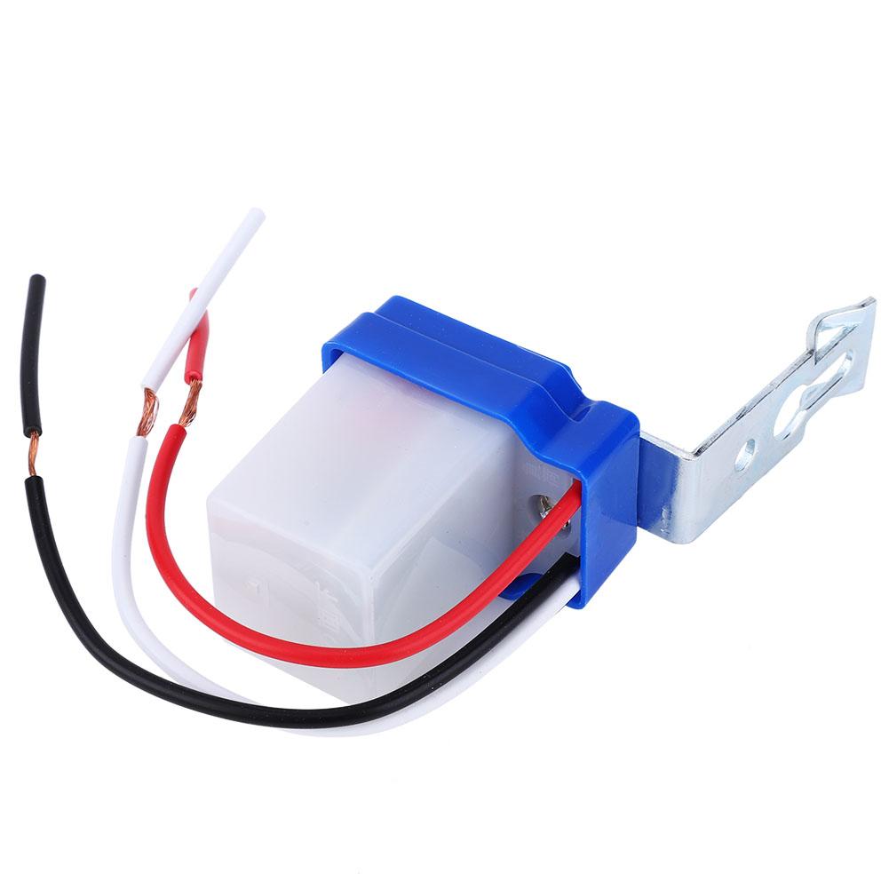 2 Pcs Automatic Light Switch Outdoor Street Photo Controlled Sensing Switch PhotoswitchAS 10A 220V AC220V