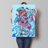 Stunning Pokemon Wall Art Prints Set - Pikachu   Friends in Action  Eeveelutions' Variety  Perfect for Home Decoration