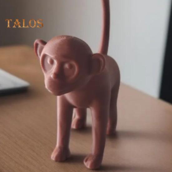 Подсвечник в виде обезьяны, литой PLA, яркие детали резьбы, надежная фигурка обезьяны на четырех ногах, домашний декор, акцент