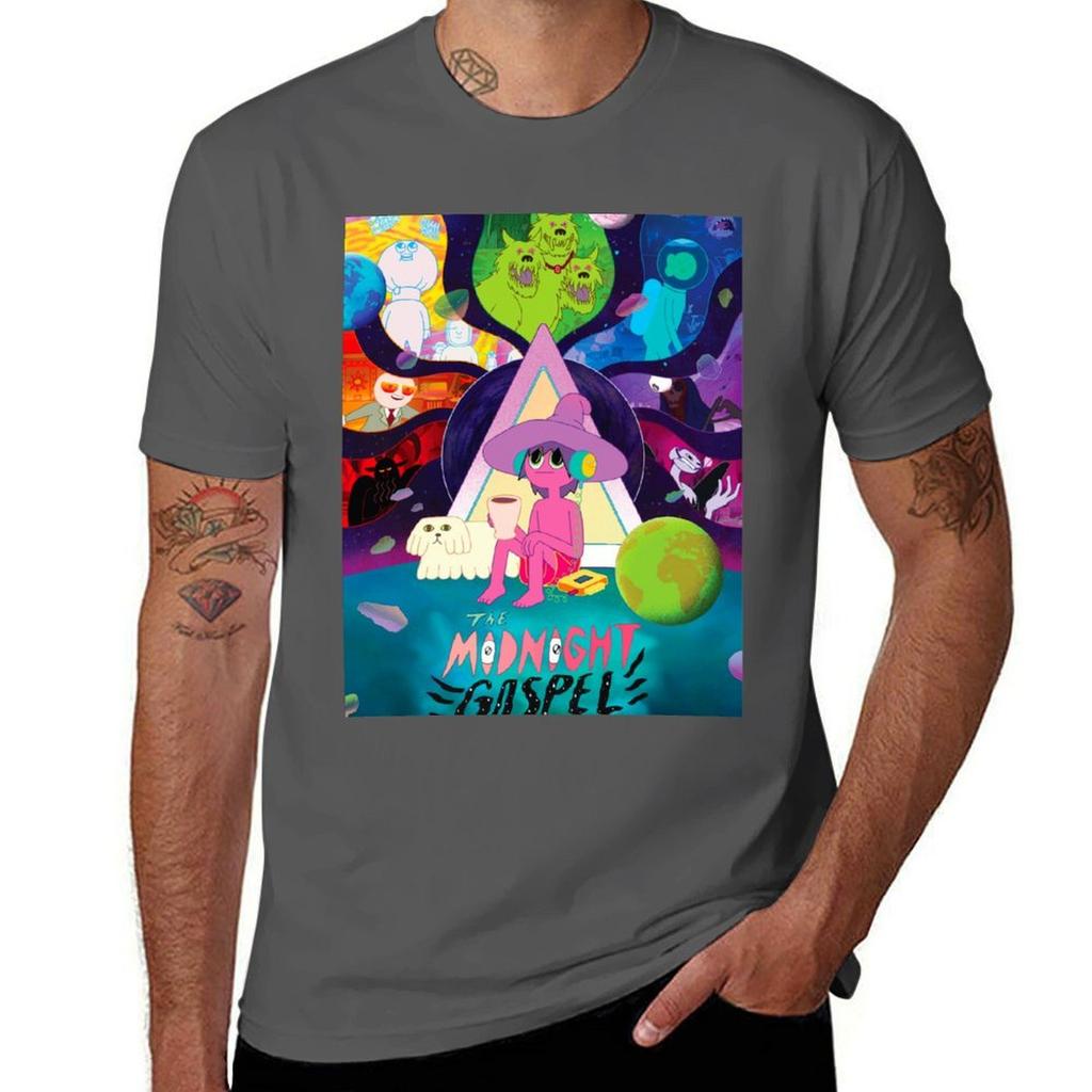 Midnight Gospel Tshirt Basic Casual Wear Short Sleeve Top Tshirt