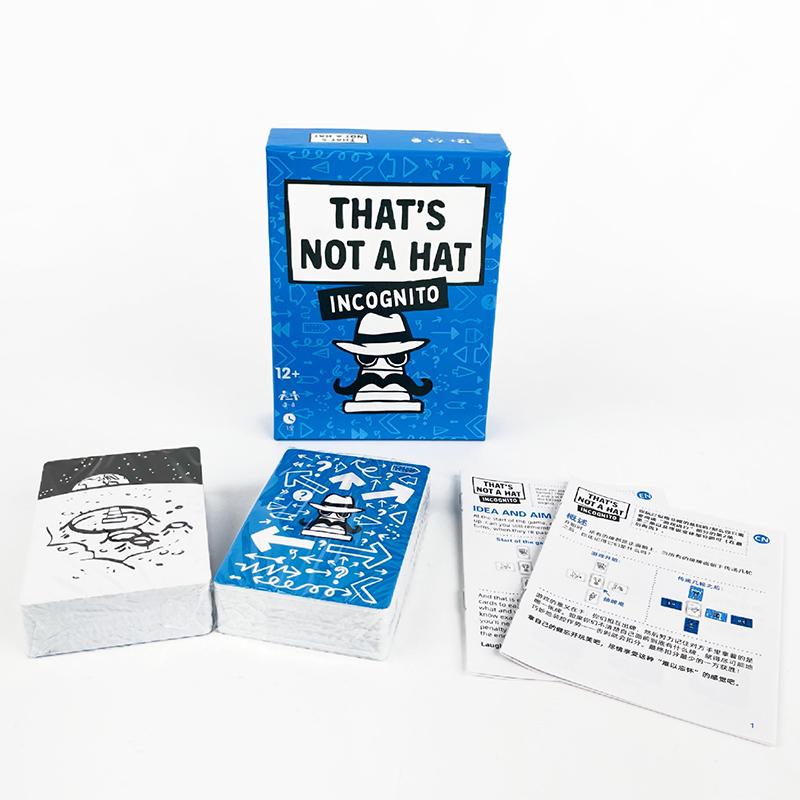 Unique That’s Not a Hat Party Board Game Card English Tabletop Games for 3-8 Players