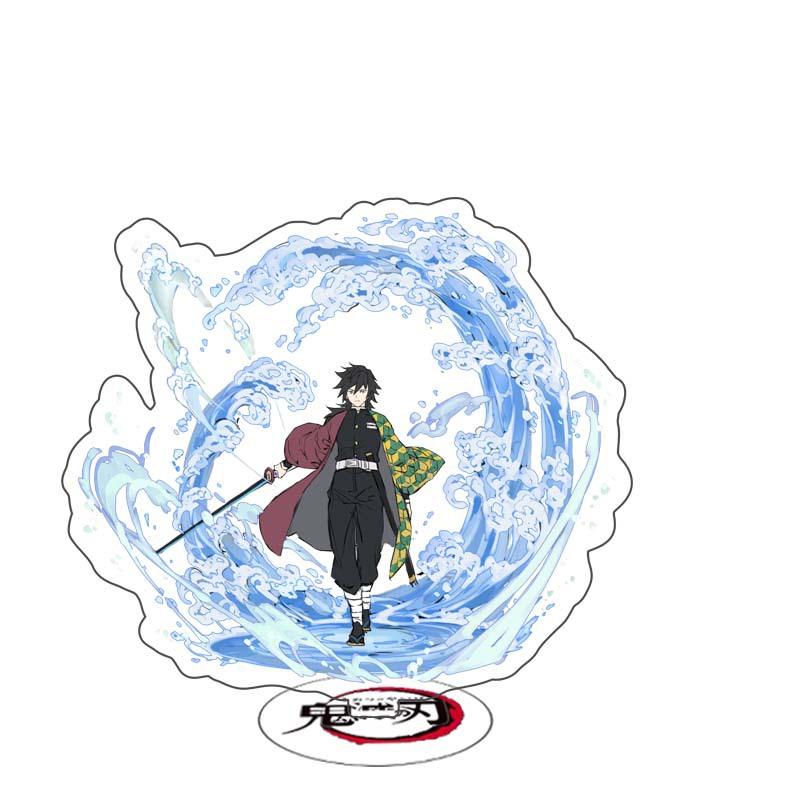 Акриловая подставка Аниме Клинок, рассекающий демонов Kimetsu No Yaiba Камадо Танджиро Столпы Гию Фигурка Действия Модель Игрушка для Стола