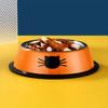 Colorful and Durable Stainless Steel Pet Bowl - Non-Slip Base, Easy To Clean - Ideal for Feeding and Watering Your Lovely Cat