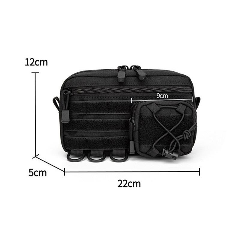 1000D Edc сумка Molle органайзер сумка с несколькими карманами сумка для инструментов чехол для хранения телефона держатель для походной поясной сумки