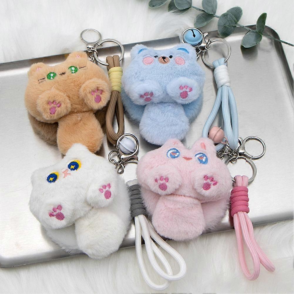 Cute Plush Cartoon Cat Pendant Soft Cute Girl Backpack Decoration Pendant