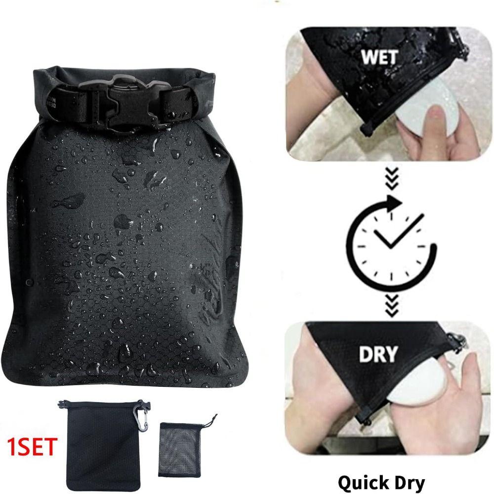 Быстросохнущий дорожный мыльный мешок, герметичный мыльный мешочек, новый дорожный футляр для мыла, плавание