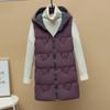 Осенняя и зимняя одежда с капюшоном, легкая повседневная пуховая куртка, жилеты для женщин