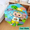 Custom Name Coco-melon Adventure Umbrella, Foldable Umbrella Suitable for Outdoor Shopping Travel Sports, Exquisite Gift for Family