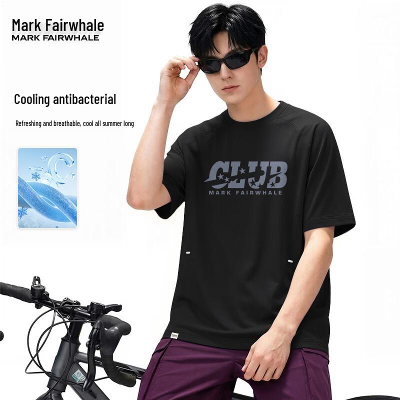 MARK FAIRWHALE Men's Cooling Anti-bacterial Loose T-Shirt