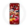 Case for Samsung Galaxy S6 Edge Mickey Mouse and Minnie Mouse On Christmas Day