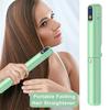Foldable Hair Straightener Comb 3 Temperatures LED Display Fast Heating USB Rechargeable Travel Portable Ionic Hot Brush Electric Hair Styling