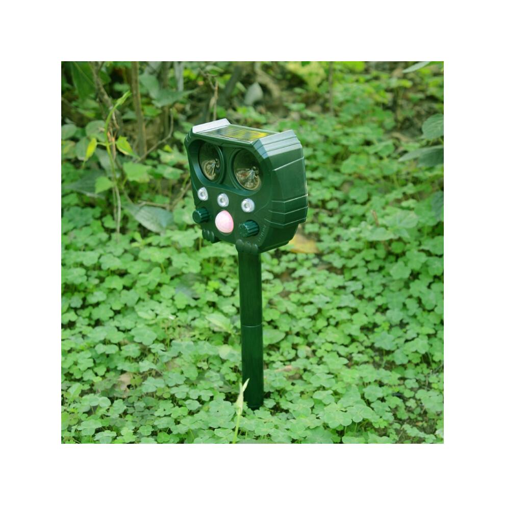 Répulsif anti-insectes et anti-souris solaire ultrasonique d'extérieur (répulsif pour animaux)