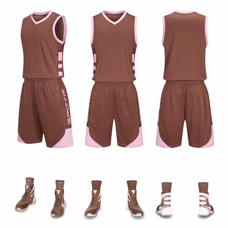 Basketball Suit Men'S And Children'S Jerseys Printing Group Buying College Sports Games Adult Training Clothes Vest Team Clothes