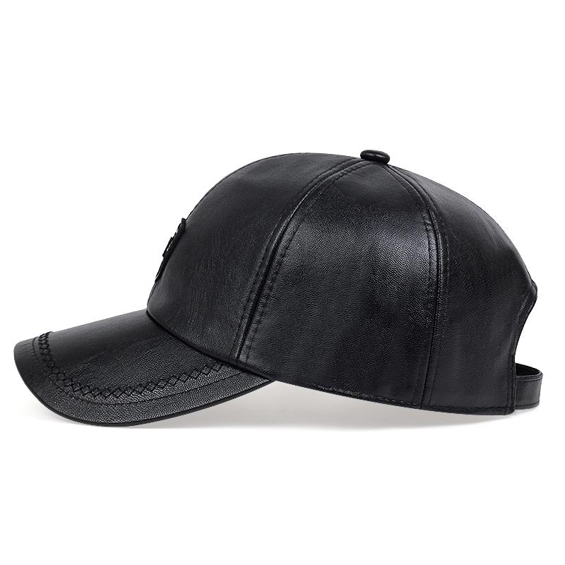 Осень Зима теплая кожаная бейсболка Хип-хоп Snapback шляпа Мода Мужчины Женщины Спортивные Повседневные Кепки Папины шляпы Регулируемые gorras