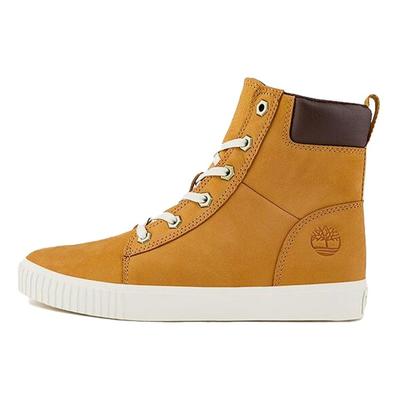 Skyla Bay кожаные высокие кроссовки женские кроссовки пшеничные A2C3S