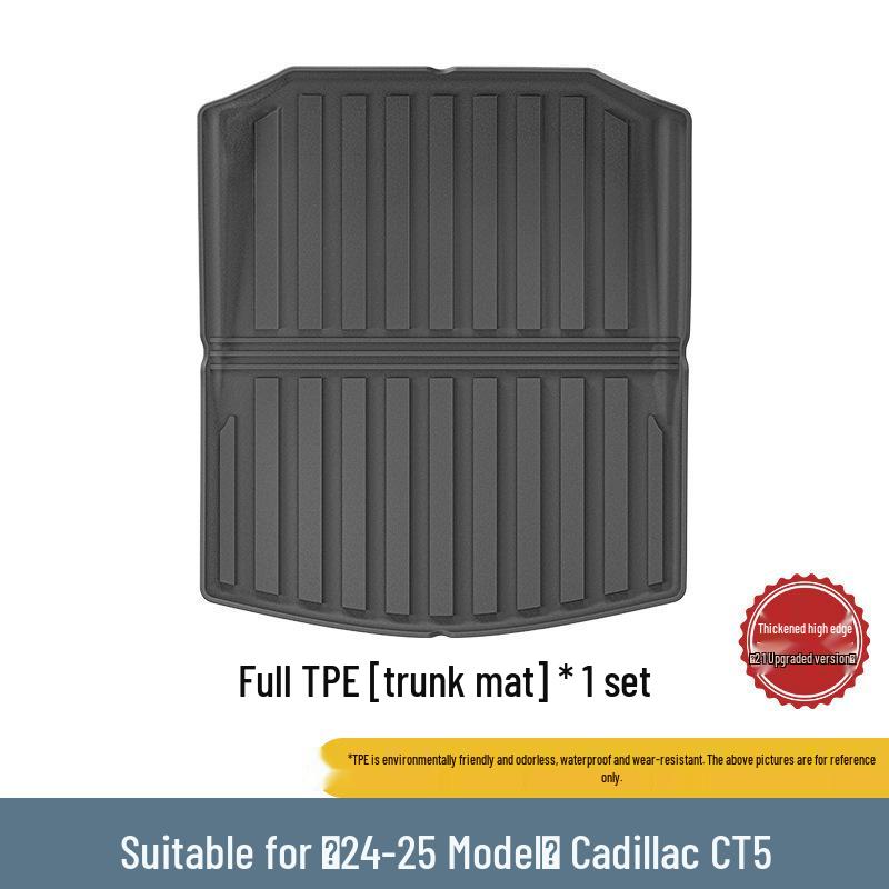 Экологичные коврики для пола и багажника из ТПЭ для Cadillac CT5 2024-2025