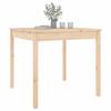 Garden Table 82.5 x 82.5 x 76 cm Solid Pine Wood