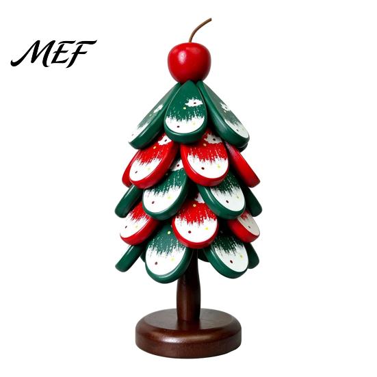 Festive Restaurant Accessory Christmas Tree Wooden Trivets, Durable Pine Wood Potholders with Storage Stand, Insulated Serving Tray Heat Resistant