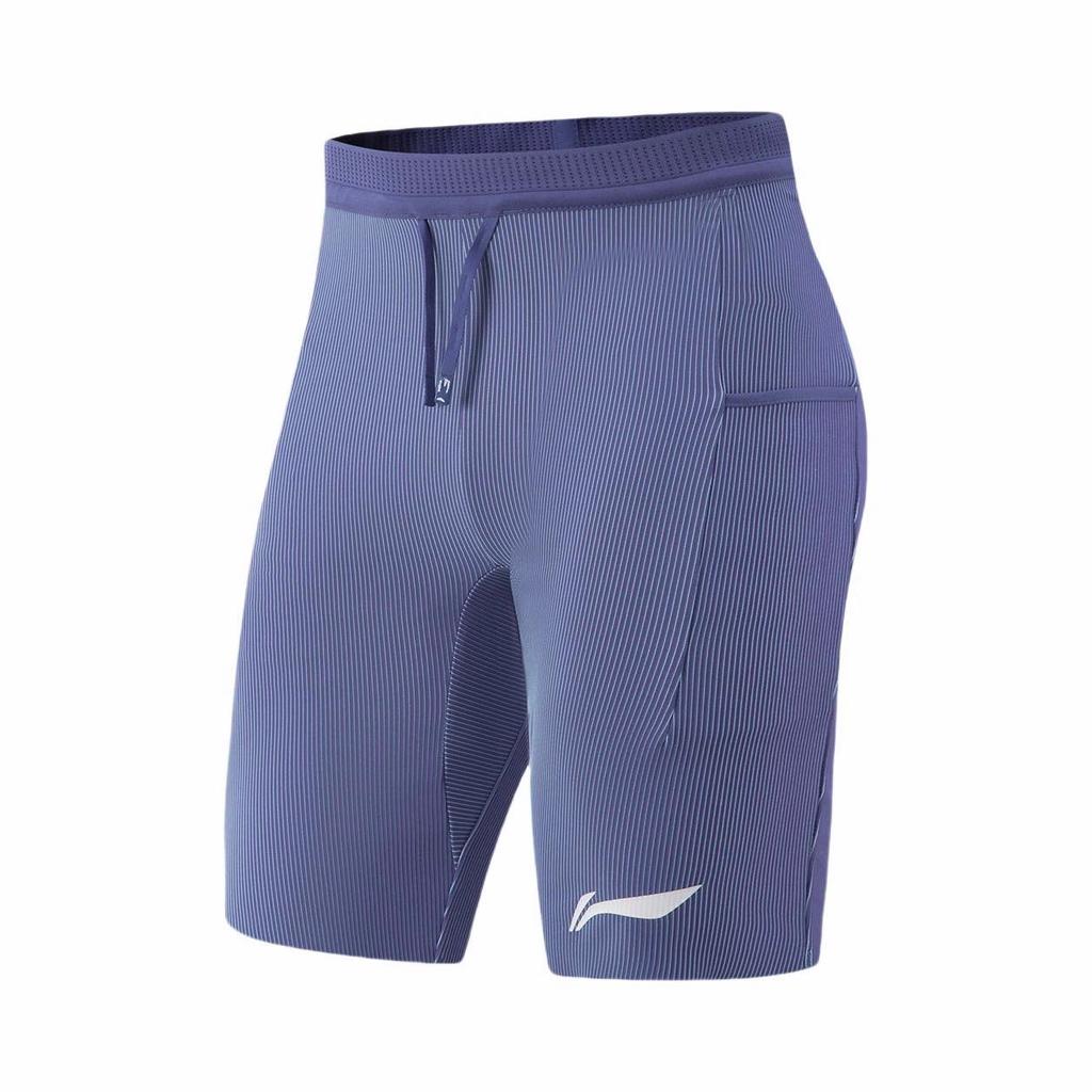 Li Ning Мужские черные беговые шорты Dragon Sparrow AUSV003-14