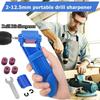 1pc Portable Drill Bit Sharpener with Grinding Wheel Corundum Grinding Wheel Bit Tool Drill Bit Sharpening Machine Grinder Polishing