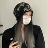 Вязаная шапка в японском стиле с функцией сохранения тепла и защиты от ветра для осеннего использования