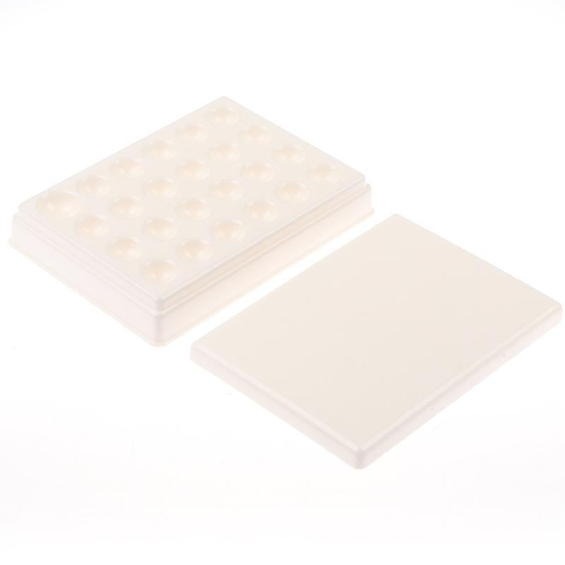Пластиковая палитра для стоматологической лаборатории на 24 ячейки, пластина для полива, пластина для смешивания, инструмент для смешивания красителей