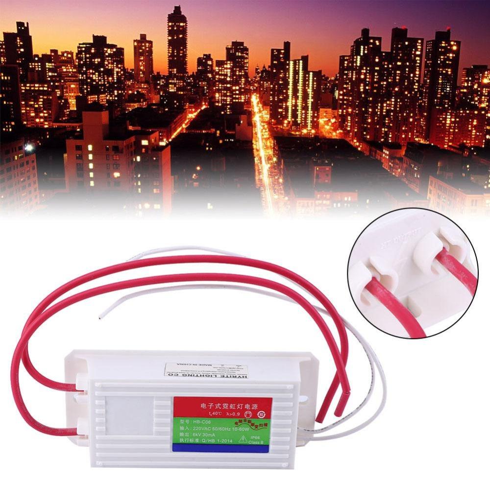 6KV 30mA Neon Electronic Transformer Load 2-6m Power Supply Rectifier  All Kinds Occasions
