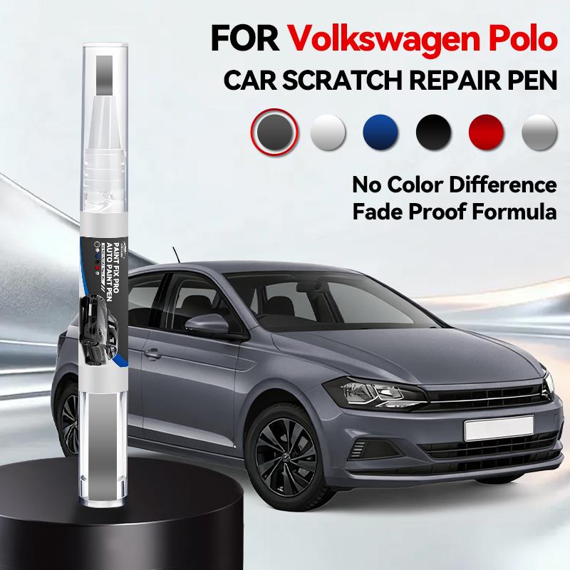 For Volkswagen Polo Car Paint Repair Pen Touch Up Scratch Remover DIY Auto Accessories Orange White LC9A Red LS3M Silver A7W